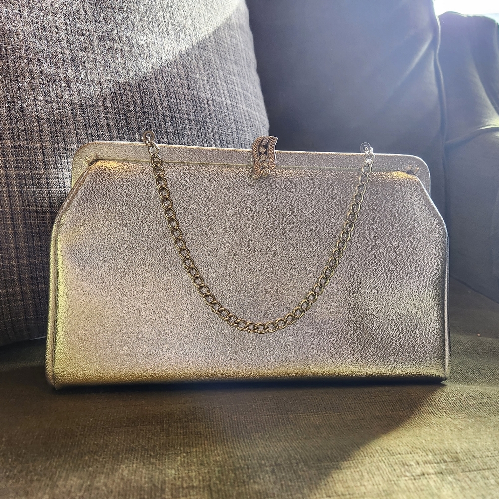 Vintage Silver Evening Clutch